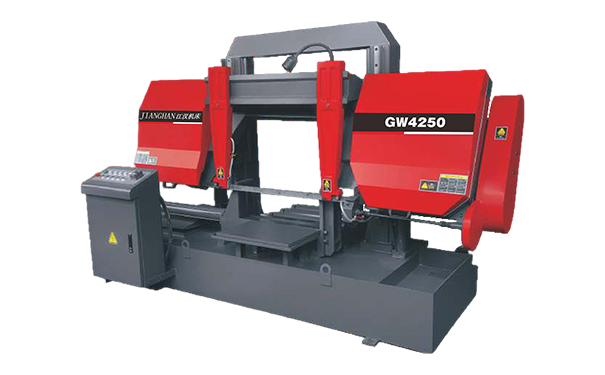 余江GW4250双柱龙门卧式带锯床